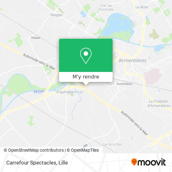 Carrefour Spectacles plan