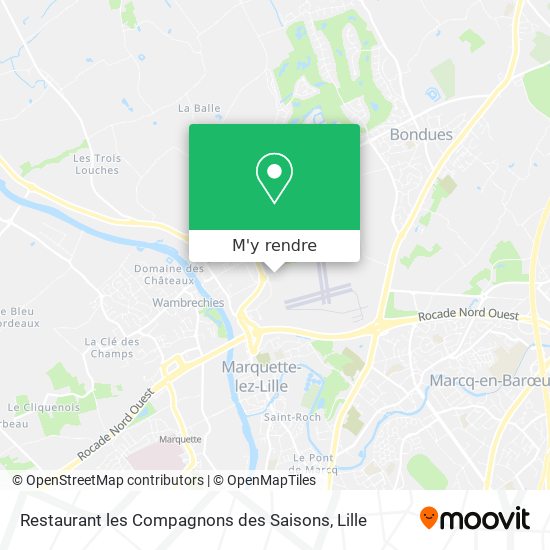 Restaurant les Compagnons des Saisons plan