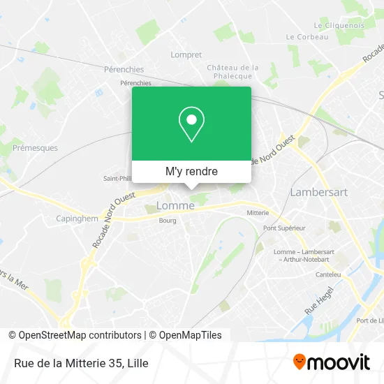 Rue de la Mitterie 35 plan