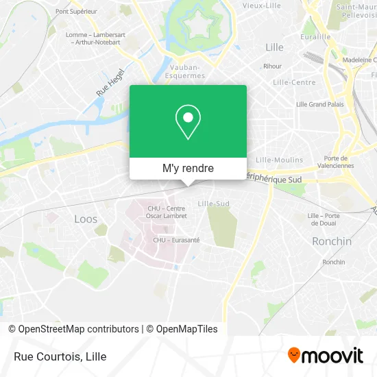 Rue Courtois plan