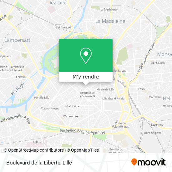 Boulevard de la Liberté plan
