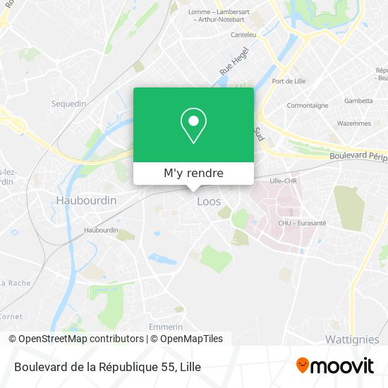 Boulevard de la République 55 plan