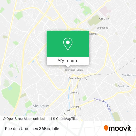 Rue des Ursulines 36Bis plan