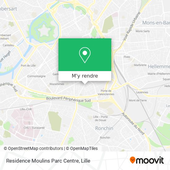Residence Moulins Parc Centre plan