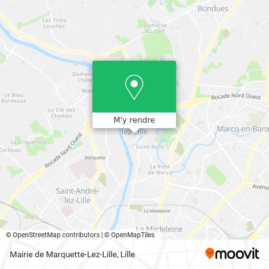 Mairie de Marquette-Lez-Lille plan