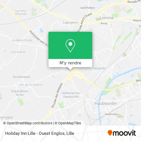 Holiday Inn Lille - Ouest Englos plan