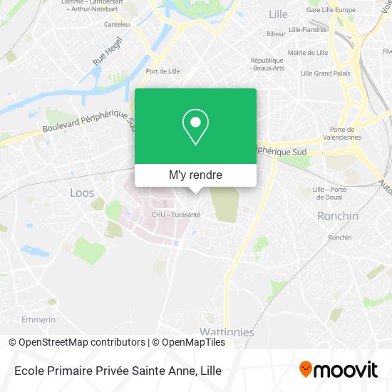 Ecole Primaire Privée Sainte Anne plan