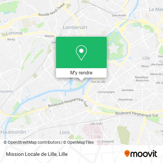 Mission Locale de Lille plan