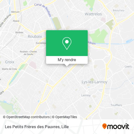 Les Petits Frères des Pauvres plan