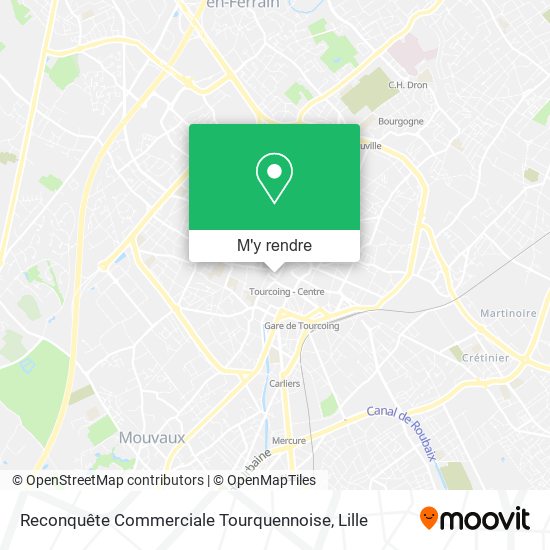 Reconquête Commerciale Tourquennoise plan