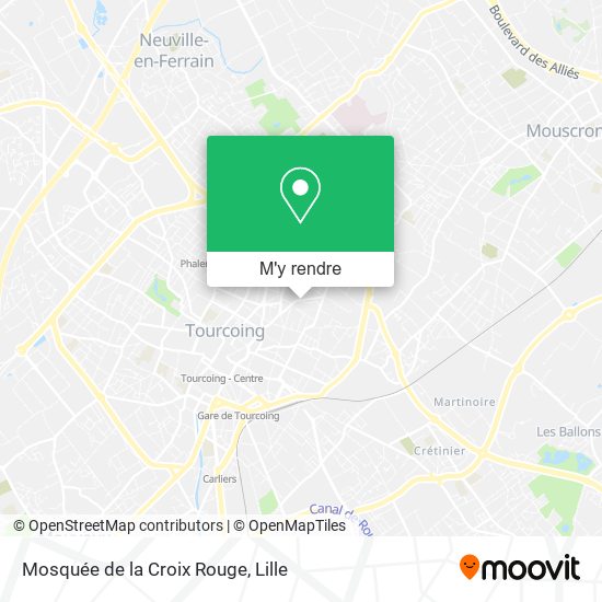 Mosquée de la Croix Rouge plan