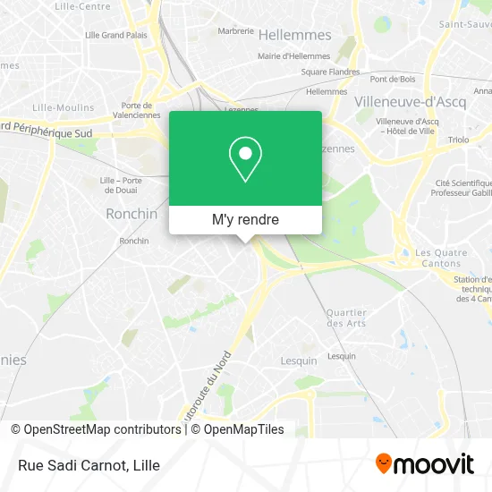 Rue Sadi Carnot plan
