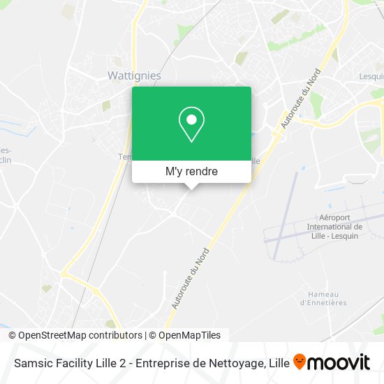 Samsic Facility Lille 2 - Entreprise de Nettoyage plan