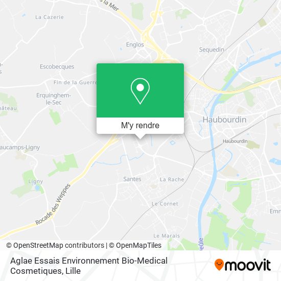 Aglae Essais Environnement Bio-Medical Cosmetiques plan