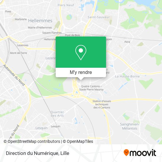 Direction du Numérique plan