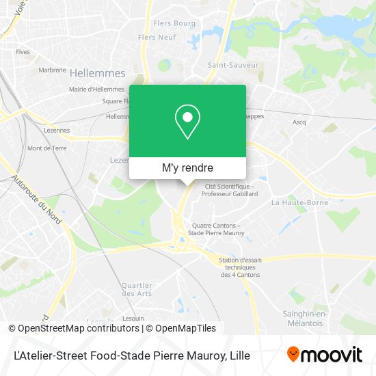 L'Atelier-Street Food-Stade Pierre Mauroy plan