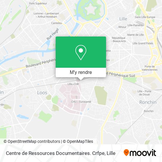 Centre de Ressources Documentaires. Crfpe plan