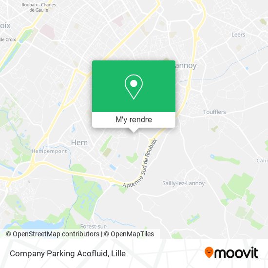 Company Parking Acofluid plan