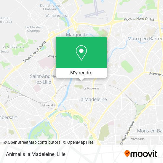 Animalis la Madeleine plan