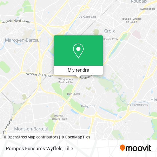 Pompes Funèbres Wyffels plan
