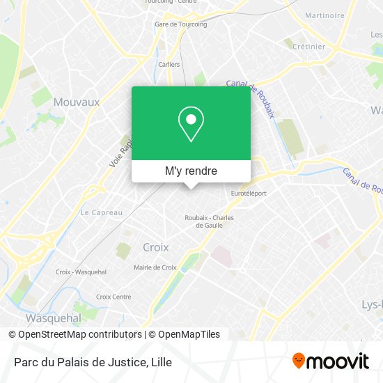 Parc du Palais de Justice plan