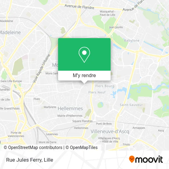 Rue Jules Ferry plan