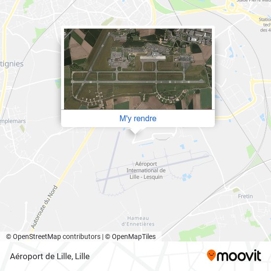 Aéroport de Lille plan