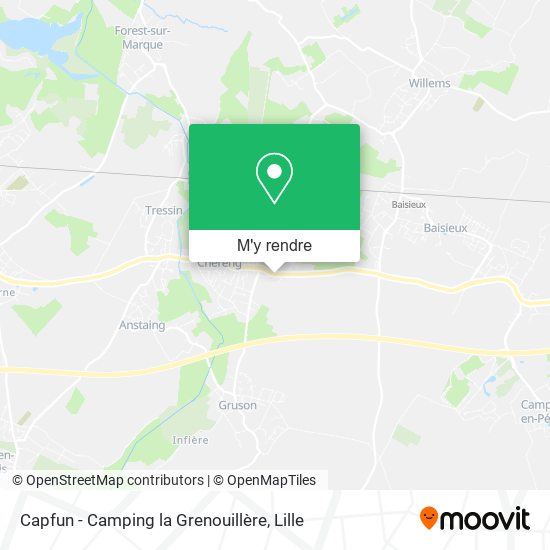 Capfun - Camping la Grenouillère plan