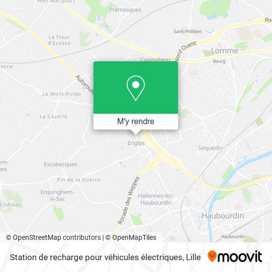 Station de recharge pour véhicules électriques plan