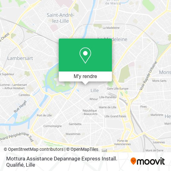 Mottura Assistance Depannage Express Install. Qualifié plan