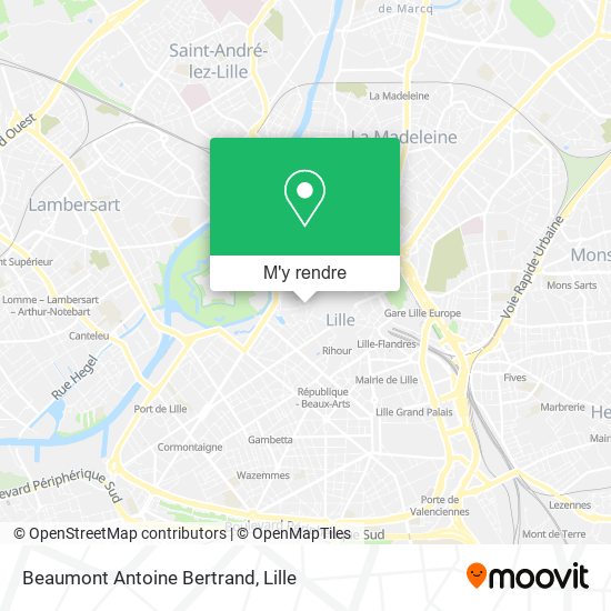 Beaumont Antoine Bertrand plan