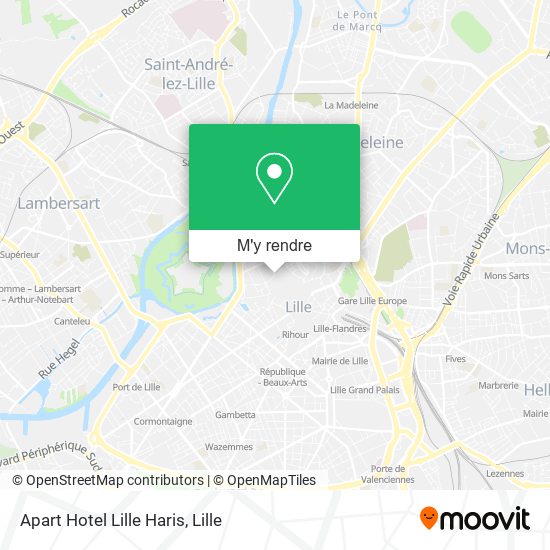 Apart Hotel Lille Haris plan