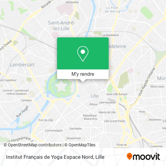 Institut Français de Yoga Espace Nord plan