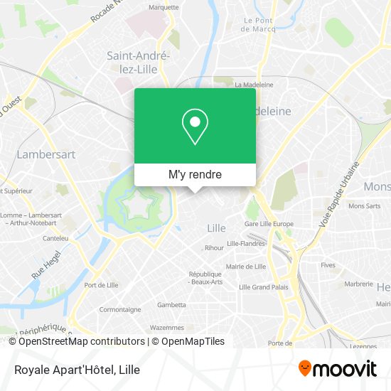 Royale Apart'Hôtel plan