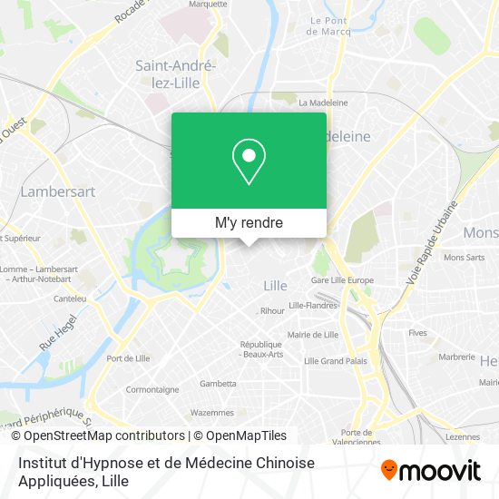 Institut d'Hypnose et de Médecine Chinoise Appliquées plan