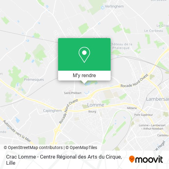 Crac Lomme - Centre Régional des Arts du Cirque plan