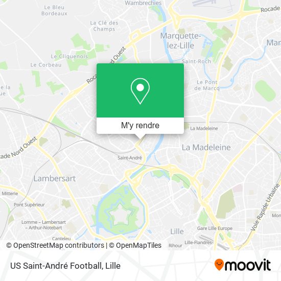 US Saint-André Football plan