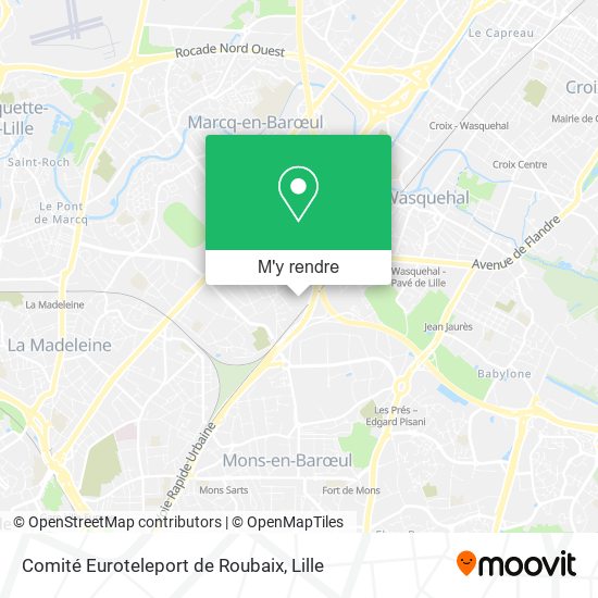 Comité Euroteleport de Roubaix plan