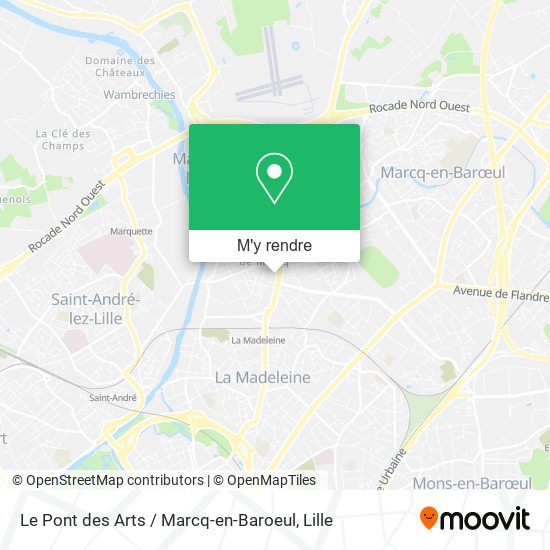Le Pont des Arts / Marcq-en-Baroeul plan