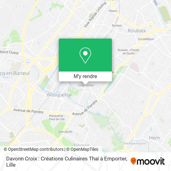 Davonn Croix : Créations Culinaires Thaï à Emporter plan