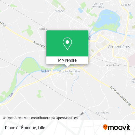 Place à l'Épicerie plan
