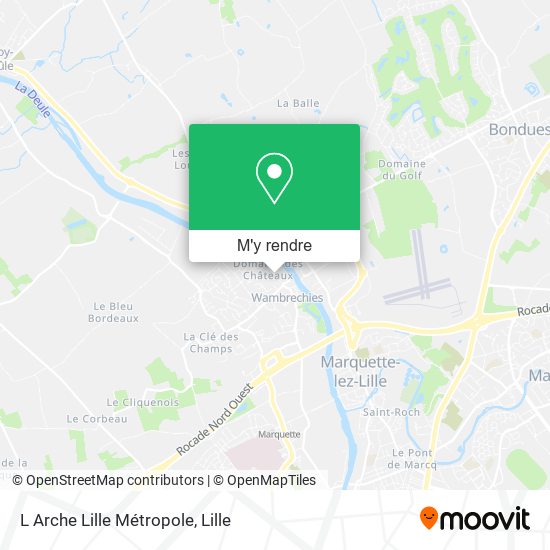 L Arche Lille Métropole plan