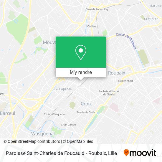 Paroisse Saint-Charles de Foucauld - Roubaix plan