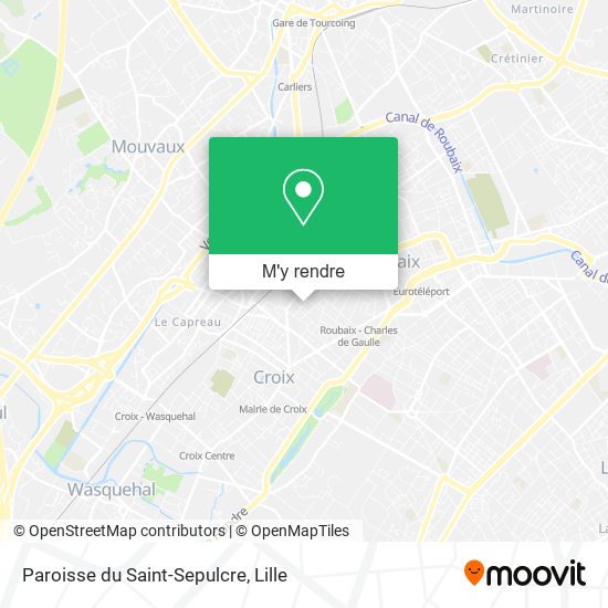 Paroisse du Saint-Sepulcre plan