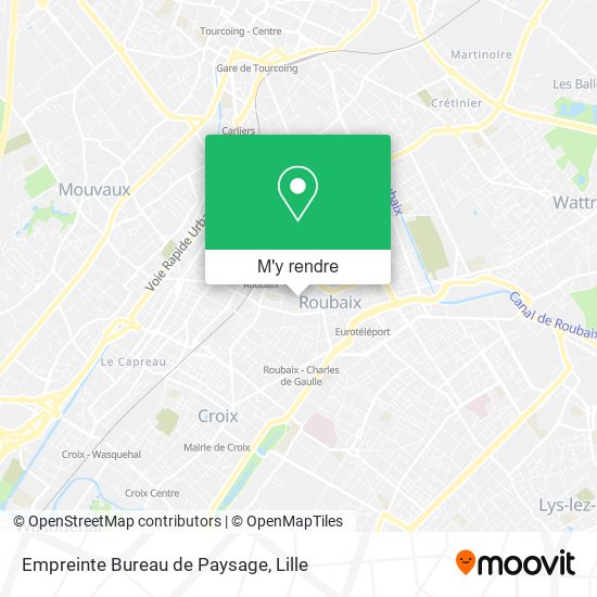 Empreinte Bureau de Paysage plan
