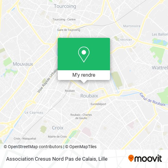 Association Cresus Nord Pas de Calais plan