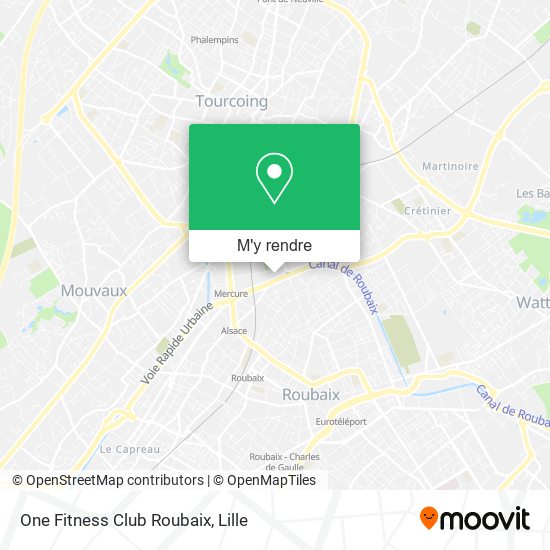 One Fitness Club Roubaix plan