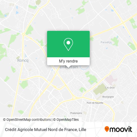 Crédit Agricole Mutuel Nord de France plan