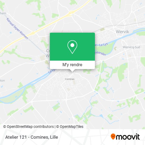 Atelier 121 - Comines plan