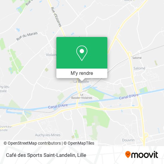 Café des Sports Saint-Landelin plan